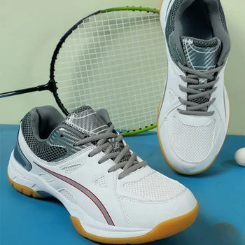 TAFN продает обувь для бадминтона унисекс Серо-синие спортивные кроссовки Мужские Дизайнерские туфли для настольного тенниса Молодежные противоскользящие кроссовки для спортзала Мужские