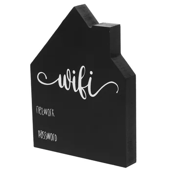 Знак пароля WiFi Деревянная вывеска Отдельно стоящая табличка Wifi Вывеска для магазина отеля