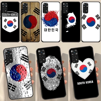 Флаг Южной Кореи для Redmi Note 12 Pro Plus Чехол для Redmi Note 10 8 9 11 Pro 12S 11S 10S 9S 9C 10C 12C Чехол