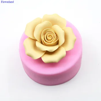 Инновационные инструменты для украшения торта, 3D Форма для мыла ручной работы, Свадебное украшение, Силиконовая форма для торта с розовой помадкой, форма для шоколада своими руками