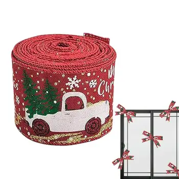 Рождественская лента в виде снежинок, Универсальная Винтажная упаковочная лента 