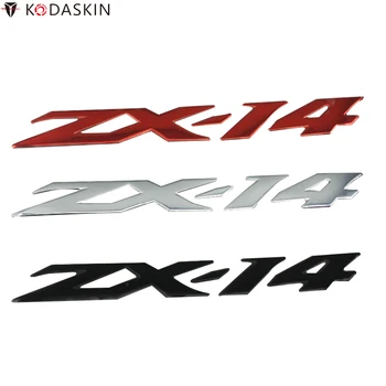 Логотипы Мотоциклов KODASKIN Светоотражающие 3D Рельефные Наклейки С Эмблемой Наклейки для Kawasaki ZX-14 ZX-14R ZX14R ZZR1400