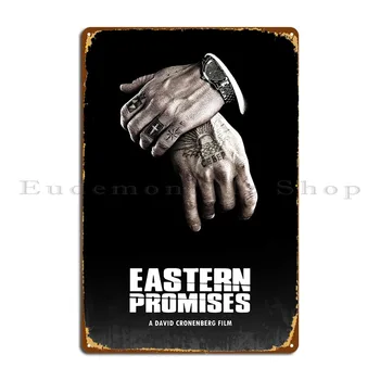 Металлическая табличка Eastern Promises, вывеска для кинотеатра, ретро-дизайн бара, жестяной плакат