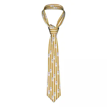 Мультяшные галстуки-карандаши Унисекс из полиэстера 8 см, галстуки для мужчин, Узкие Широкие костюмы, Аксессуары для офиса Gravatas