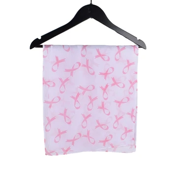 Модный летний женский шарф с нежно-розовой лентой, обертывание для тела, повседневные крутые шарфы, платки, женские принадлежности 69HB