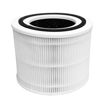 Для воздухоочистителя LEVOIT Core 300 Сменный фильтр Сменный фильтр 3-В-1 с высокой эффективностью True HEPA
