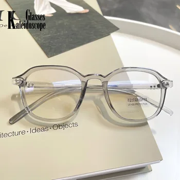 Ультралегкие квадратные Удобные Большие очки из чистого титана В модной оправе для очков по рецепту для мужчин HR3068