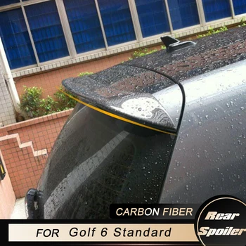 Крыло Заднего Спойлера На Крыше Багажника Автомобиля Для VW Golf 6 VI MK6 Standard 2010-2013 Без GTI Задняя Крышка Багажника Кромка Крыла Из Углеродного Волокна/FRP Серый