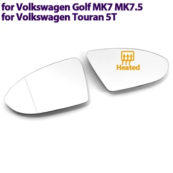 Левое Правое Крыло Зеркальное Стекло С Подогревом Со Стороны Водителя и Пассажира Для Volkswagen VW Golf 7 MK7/MK7.5 GTI GTD 2012-21 Touran 5T