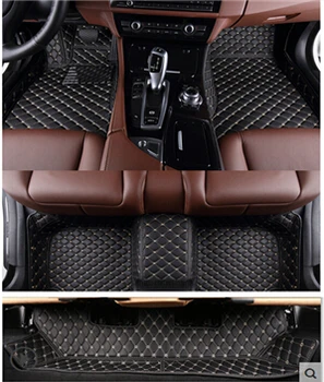 Лучшее качество! Изготовленные на заказ специальные автомобильные коврики для Cadillac Escalade Extra Long 7 мест 2023-2021 водонепроницаемые ковры, бесплатная доставка