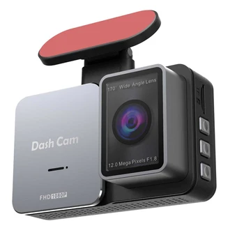Автомобильный видеорегистратор Dashcam IPS с двумя объективами, видеокамера для мониторинга парковки FHD1080P, камера заднего вида, автозапчасти