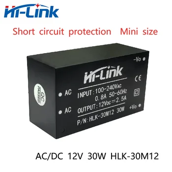 Hi-Link AC/DC от 220 В до 12 В 2.5A Модуль питания мощностью 30 Вт HLK-30M12 Оригинальный преобразователь модуля питания переменного тока в постоянный