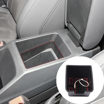 Для Audi Q4 e-tron/Q5 ABS черный автомобильный центральный блок управления, подлокотник, ящик для хранения, лоток, аксессуары для интерьера автомобиля