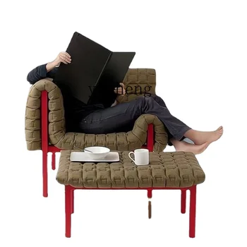 Диван Zk - дизайнер высокого класса, современный минималистичный одноместный тканевый стул для гостиной