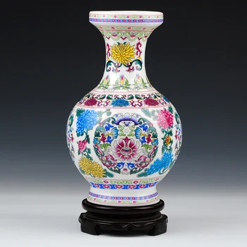 Современная керамическая ваза Цзиндэчжэнь, антикварная бутылка для цветов, тонкий фарфор, костяной фарфор, свадебный подарок, предметы интерьера.
