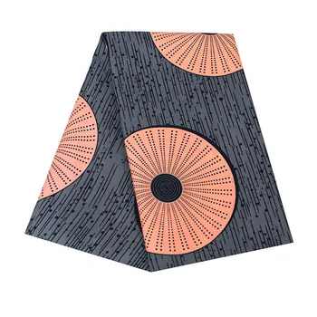 6 Ярдов Полиэфирной ткани с круговой печатью в африканском стиле Батик Производитель традиционных тканей для одежды