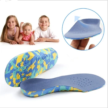 Детские ортопедические стельки Средство для коррекции свода стопы ребенка Ортопедические детские стельки Подошвы Колодки для спортивной обуви