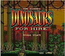 Динозавры напрокат 16-битная игровая карта MD для 16-битных консолей Sega MegaDrive Genesis