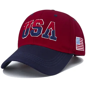 Бейсболка с вышивкой Нового американского флага 2023 года для мужчин и женщин, хлопковая бейсболка-кепка унисекс в стиле хип-хоп, бейсболки США для мужчин Gorras Hombre