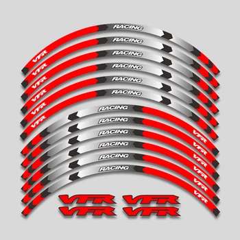 Наклейки для мотоциклов Наклейки На Ступицу Колеса Обод Со Светоотражающими Полосками Набор Для Honda VFR750 VFR800 VFR1200 VFR1200F VFR750 800 1200 1200F