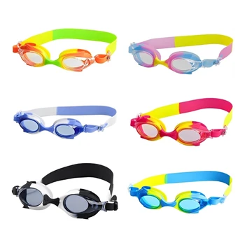 2024 Новые очки для плавания, очки для малышей, детские очки для плавания с быстрорегулируемым ремешком и без протекания, практичные детские очки для плавания