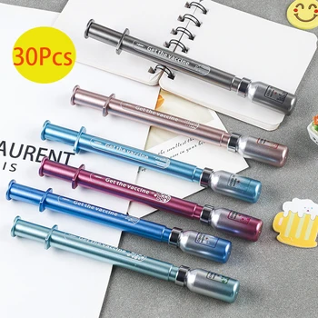 30 шт., светящиеся шприц-иглы для вакцинации, ручки для моделирования шприца, ручки для моделирования для студентов, канцелярская ручка