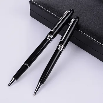 HK-105 0,7 мм цельнометаллическая черная шариковая ручка с заправкой черными чернилами гелевая ручка для студентов для написания канцелярских принадлежностей для подписи в офисе