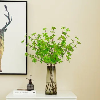 Скандинавское зеленое растение, Искусственный колокольчик, дерево, Посаженное растение, Пьяная лошадь, Ветки дерева, Декоративные цветы для рабочего стола в гостиной