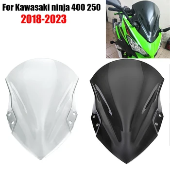 Ветровое стекло Лобовое Стекло для Kawasaki Ninja 400 250 2018 2019 2020 2021 2022 2023 Ветровые дефлекторы Ветрозащитный козырек