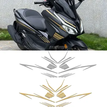 Для Honda NSS 350 NSS350 2023 Кузов мотоцикла, устойчивый к царапинам, Противоскользящая защитная наклейка с цветочным рисунком, декоративная наклейка