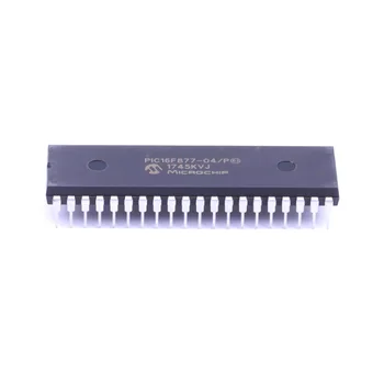 10 шт./лот PIC16F877-04/P DIP-40 8-битные микроконтроллеры - MCU 14 КБ 368 оперативной памяти 33 ввода-вывода Рабочая температура: 0 C-+ 70 C