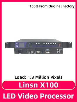 Видеопроцессор LINSN X100 HDMI DVI VGA CV вход 11V-220V Переменного Напряжения All In One LED Display Controller С Картой Отправки Linsn