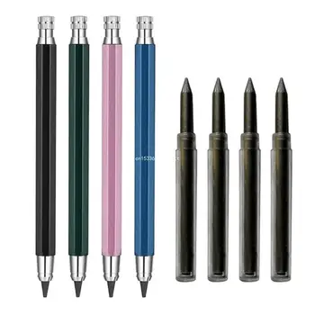 Механические карандашные наброски диаметром 5,6 мм, Плотницкий карандаш для рисования, прямая поставка