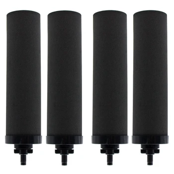 Запасные части для водяного фильтра из 4 частей черного цвета для BERKEY BB9-2 Фильтры для системы фильтрации воды с самотеком